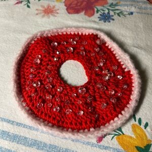 Elf on the shelf   Girl skirt.  Glamorous elf skirt. Cotton with beads.